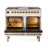 ILVE Nostalgie II Series Noblesse 40 inch Dual Fuel Range with 6 Sealed Burners, Griddle (Glass Door)-105340567-103962071
