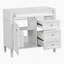 Meuble-lavabo de 36 po sans lavabo supérieur, armoire de rangement moderne avec 2 tiroirs et un tiroir basculant, structure en bois massif (n'inclut pas le lavabo)-120226028