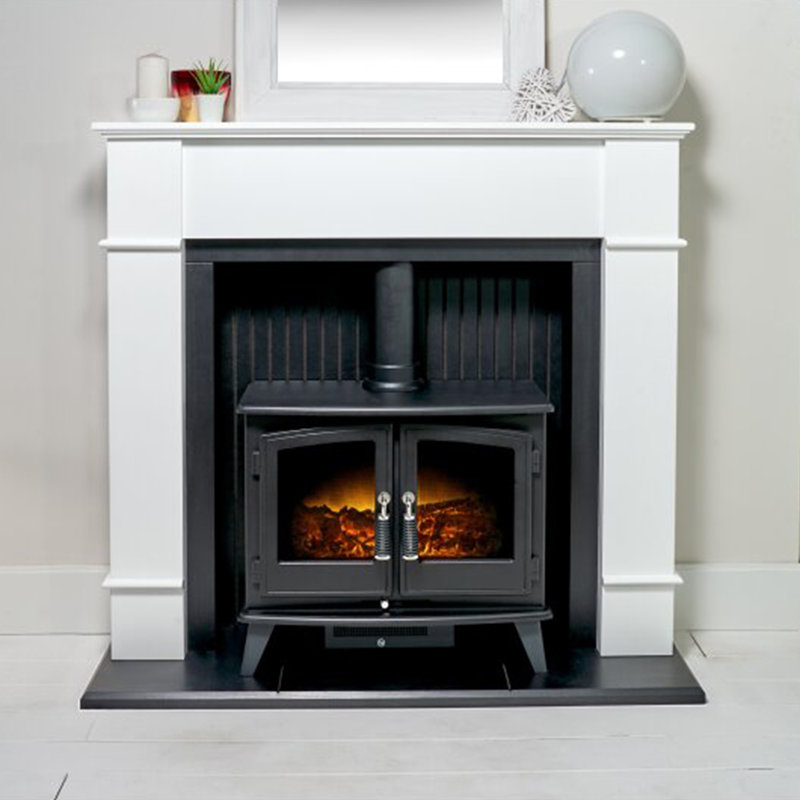 Oxford Adam 121 cm W Electric Fireplace with 6824.28 BTU