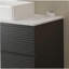 Armoire murale en contreplaqué 36 "sans bassin, gris-379499637