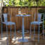 Table d'extérieur ronde 23,6 po Iftikhar-1516047123
