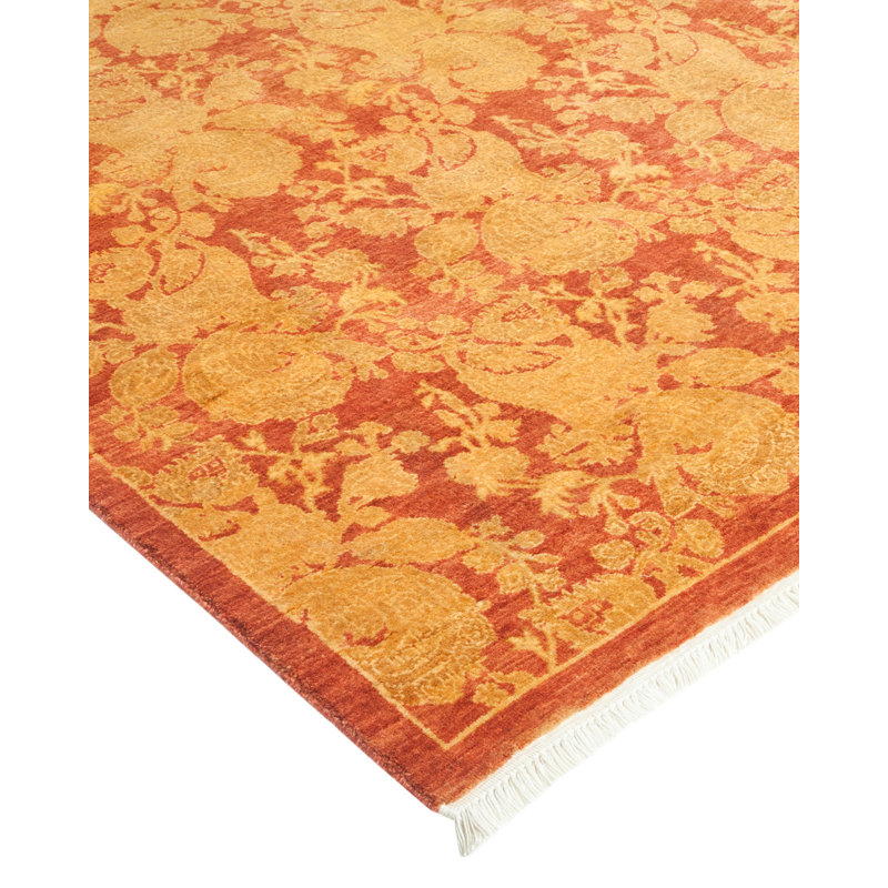 Classic One-of-a-Kind 4' 7" X 4' 9" Hand Knotted Area Rug