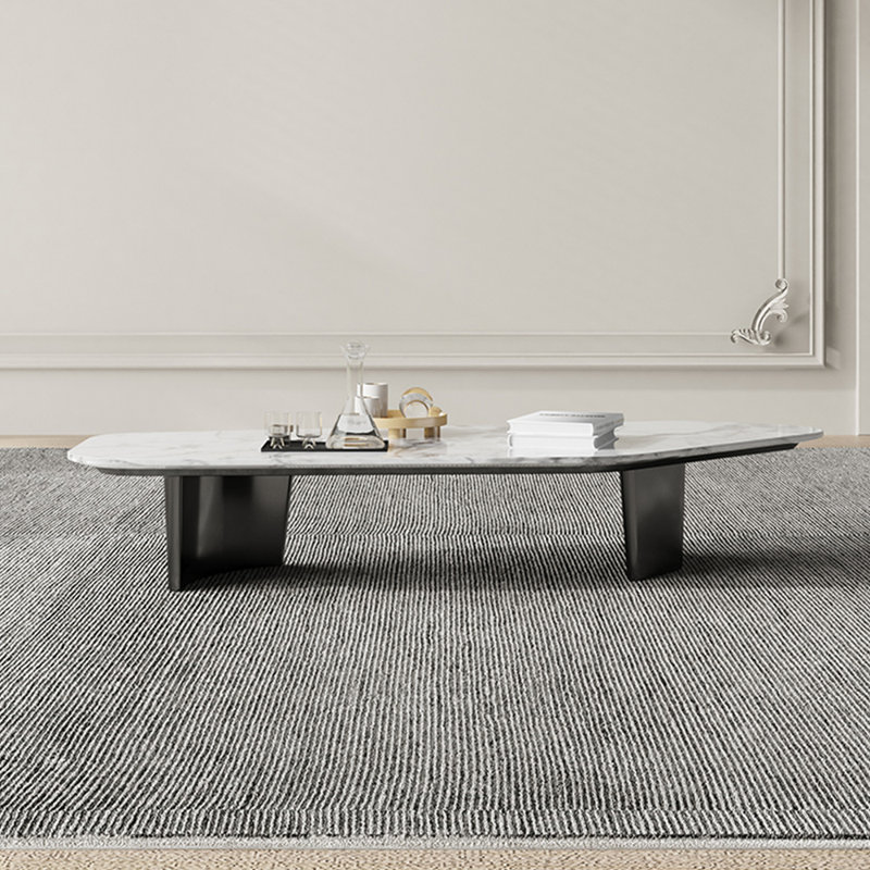 Modern simple marble coffee table