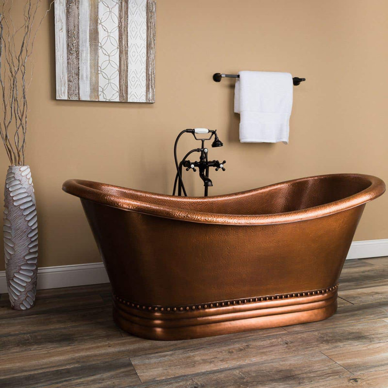 Baignoire de trempage autoportante 59 po. X 32 po. Melody