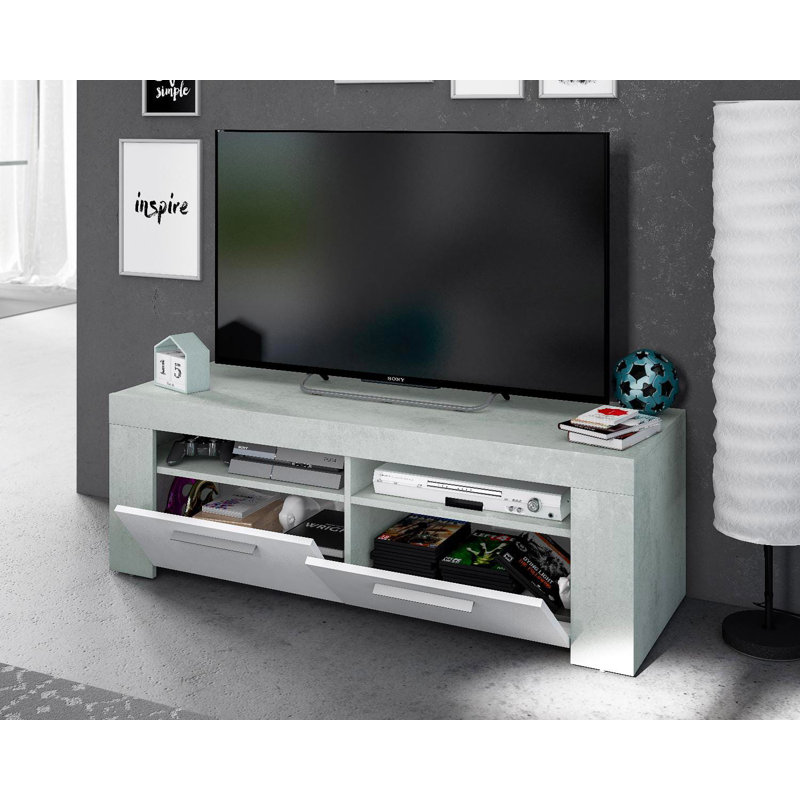 Chad TV Stand, Artic White