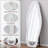 Full Length Mirror, 63" X 24" Floor Mirror/ Wall Mirror, Flannel Wrapped Wooden Frame Floor Mirror,Irregular Wavy Mirror Standing/Halling Large Wall Mirror For Bedroom,Living Room, Dressing Room-2060407027