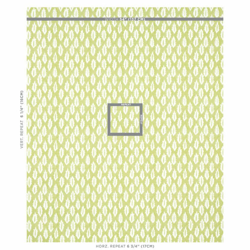 Tissu Schumacher x Molly Mahon Forest, Vert gazon