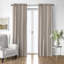 Shay Solid Natural Cotton Rod Pocket Drapery Panel Set of 2-995527273