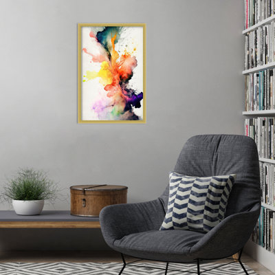 Impression sur bois encadrée «Mesmerize Abstraction» par Skegness