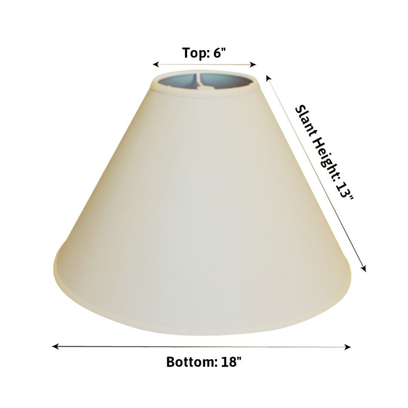 13'' H x 18'' W Paper Empire Lamp Shade