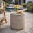 Outdoor LightWeight Concrete Side Table,MGO End Table