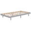 Base de lit plateforme flottante de conception moderne pour lit gris-1927138866-1927138867