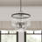 4 - Light Dimmable Drum Chandelier-1645923105