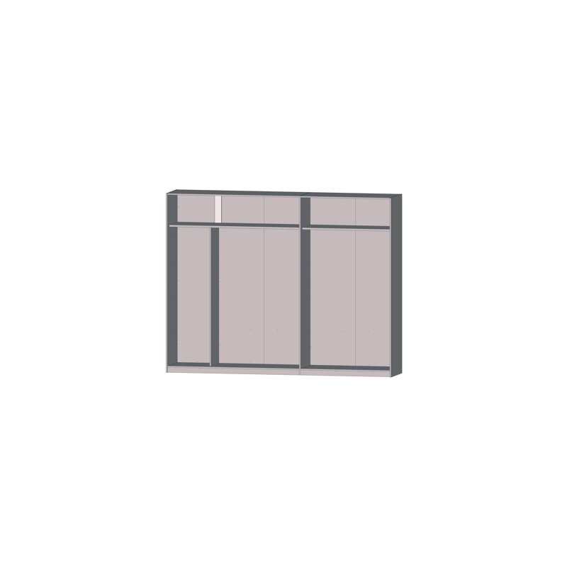 Ellesborough 2 Door Manufactured Wood Wardrobe