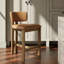 Morel Counter Stool Brown Leather