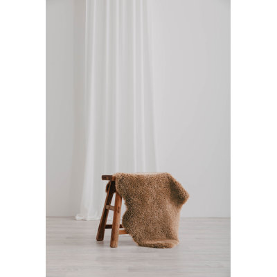  Luxury Curly Sheepskin Rug Single Butterscotch