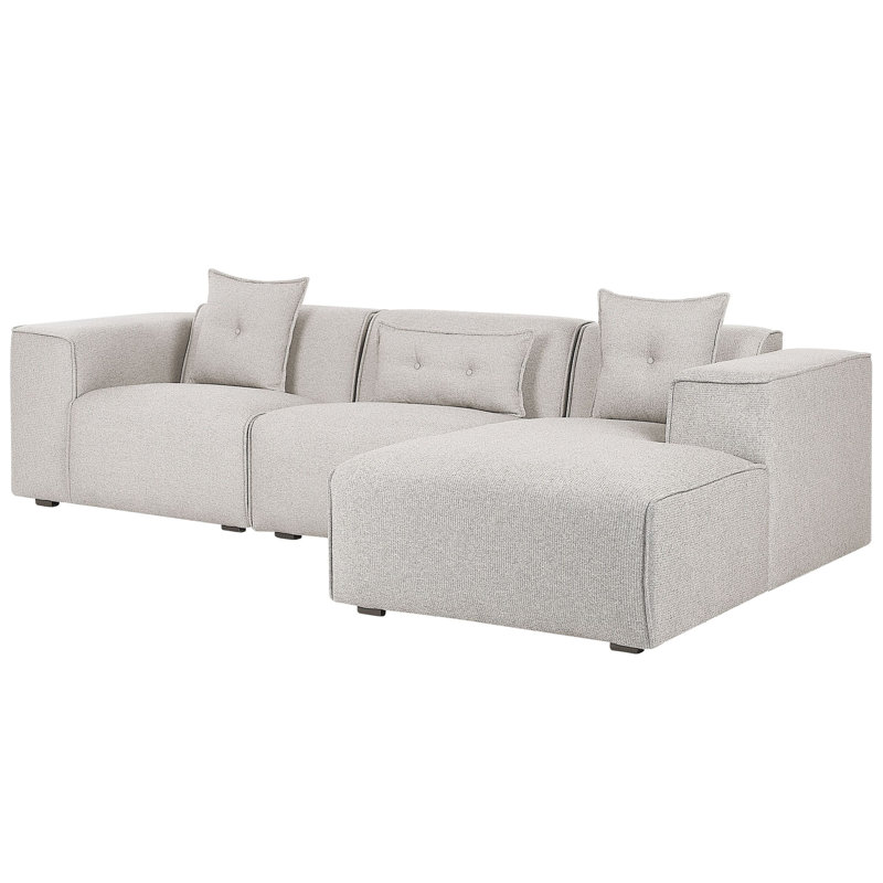 Behn 3 Seater Corner Sofa , Grey