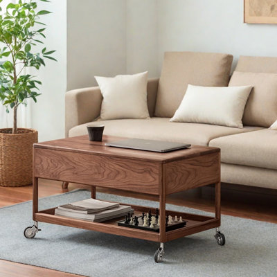 Retro minimalist mobile coffee table