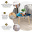 Ensemble de 2 tables basses gigognes Triangle