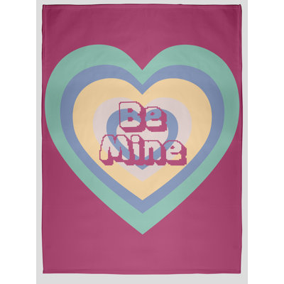 Jeté Saint-Valentin 60 "x 80" Be Mine
