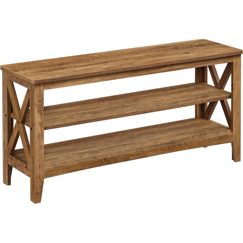 Gracie Oaks 2 Tier Entryway Storage Bench | Wayfair