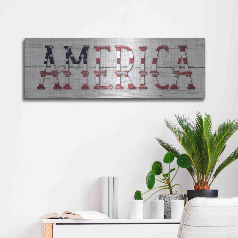 «America» par Lori Deiter, H 12 po x l 36 po