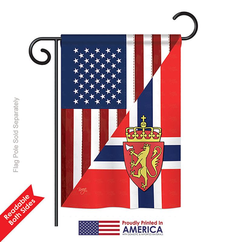 Double Sided 18'' H x 13'' W Polyester Garden Flag