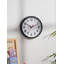 Horloge murale, petites horloges murales modernes à piles 8 pouces, analogique classique sans tic-tac