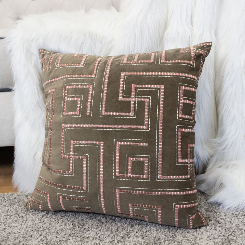Sanyah Geometric Throw Pillow
