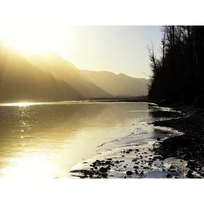 Knik River - reproduction sur toile tendue