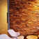 Matrix 12" x 48" Reclaimed Engineered Wood Wall Panelling in Brown