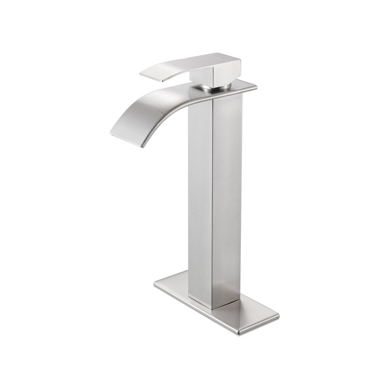 Single-handle Bathroom Faucet, Brushed Nickel