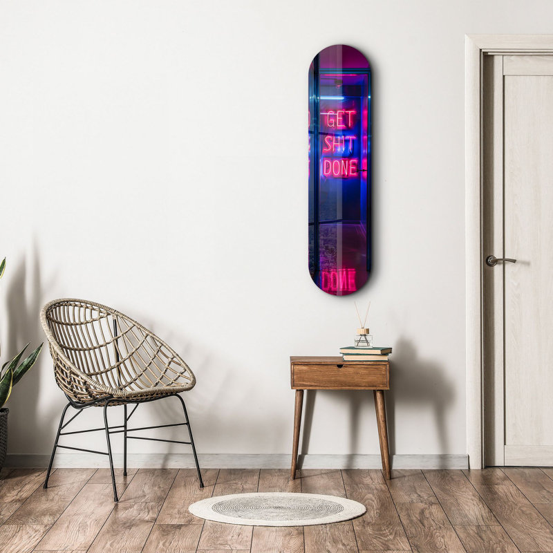 Peinture décorative en verre trempé