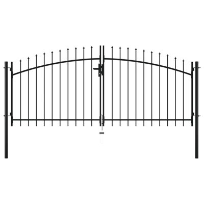 Iberia Black Metal Gate
