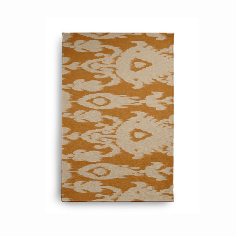 Tapis en chenille doux 141_Ikat, Rectangle de 2 pi x 3 pi