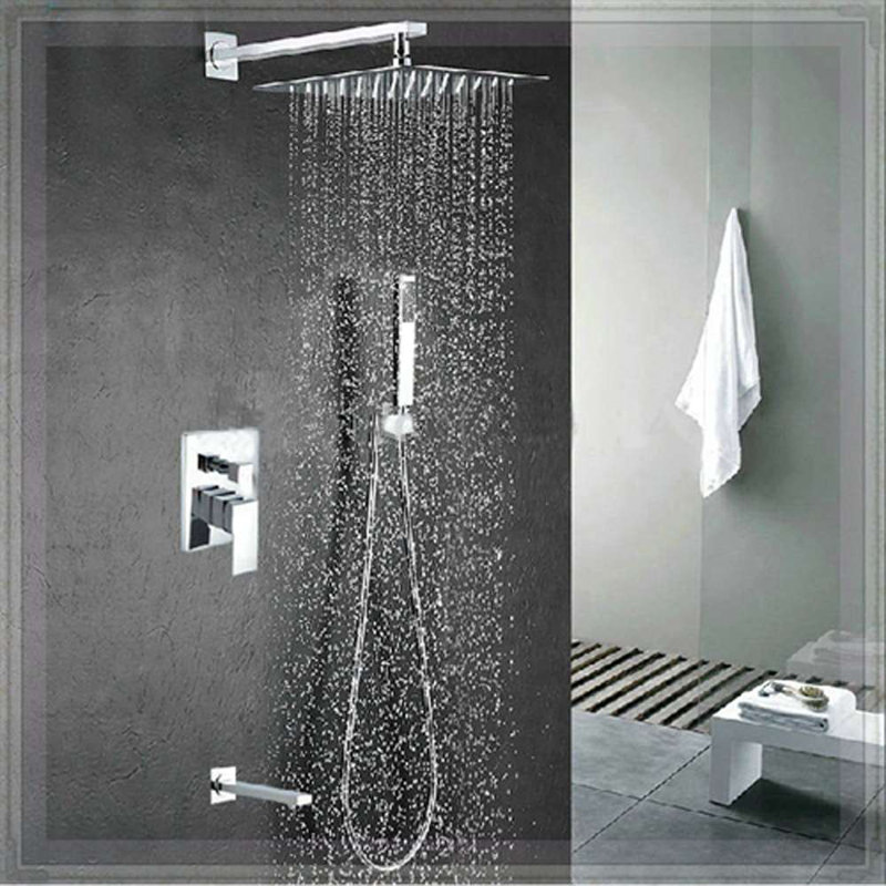 Ensemble de douche en acier inoxydable Perlude
