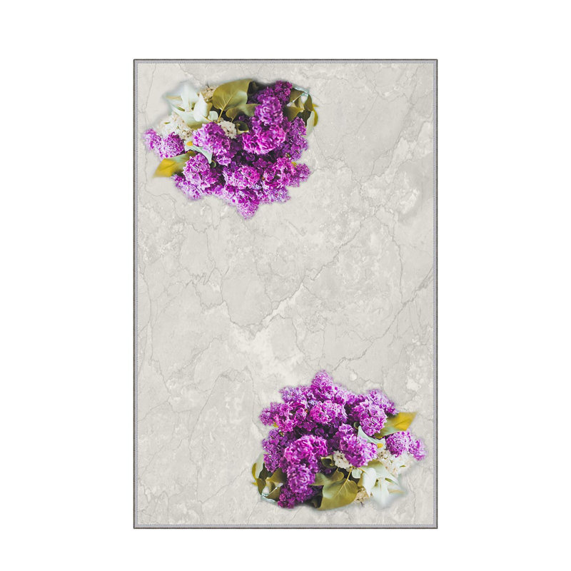 Antibacterial Hall Carpet, 31.5 x 59.1 inches | 100% Polyester, 0.4 in Pile Height, Non-Slip PVC Felt Dot Underside | Machine Washable, 3D Digital Printing | Durable & Stylish for Entryway, Living Room, or Bedroom