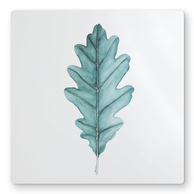 Oak Leaf - Office Botanical Metal Print for Home Decor