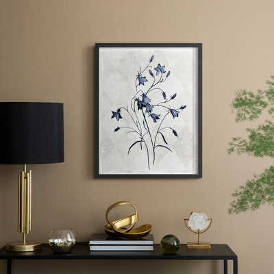 Harlequin Botanical II Framed Print - Solid Wood