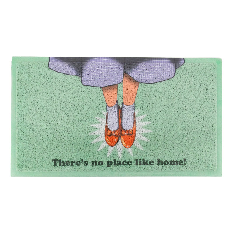 Mostiller Non-Slip Striped Doormat, Green
