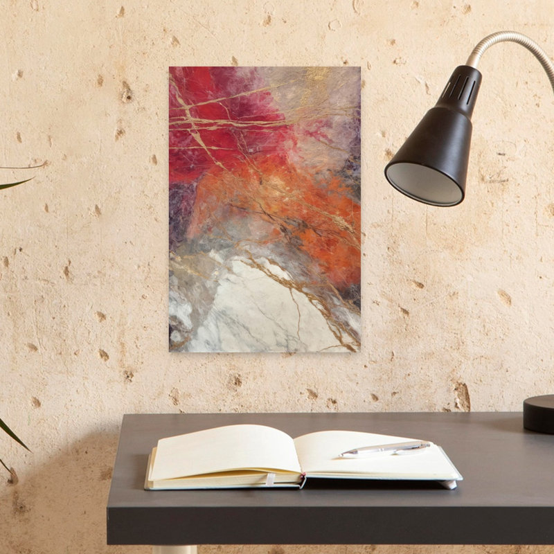 Art contemporain contemporain abstrait, H 12 po x l 8 po