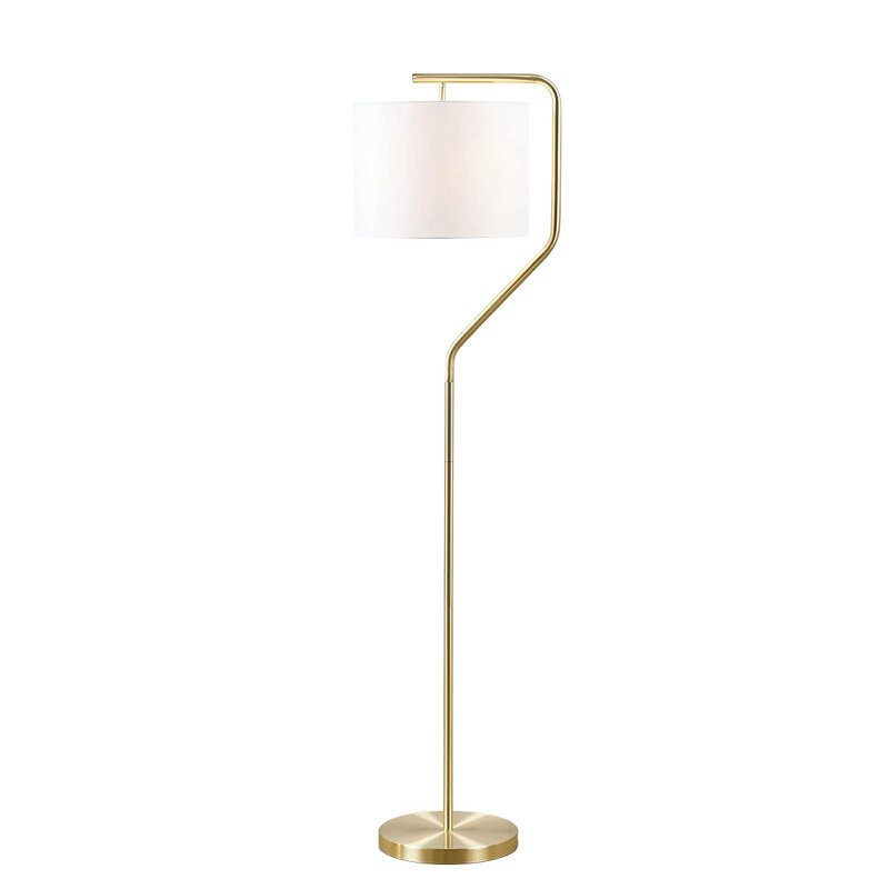 Angular Arched Metal Floor Lamp
