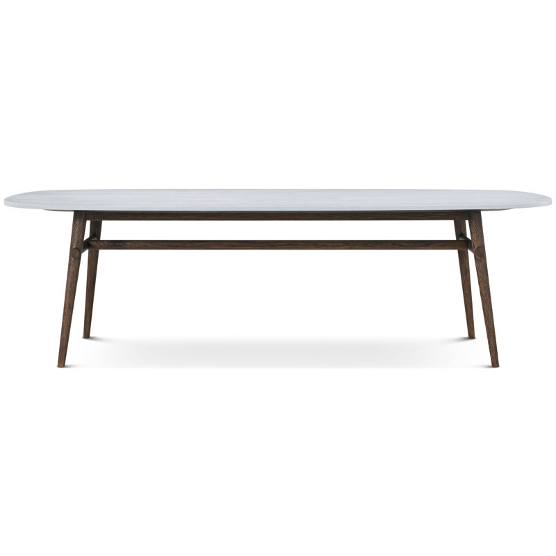 Table de salle à manger Madrid Quartz, Brown, 30" H x 102.36" L x 43.31" W