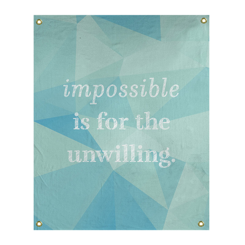 Tapisserie quote-en polyester en faux gemme, H 36 po x l 26 po, Zircon