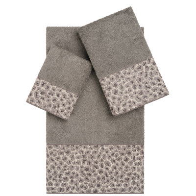 Spots 3 Piece Turkish Cotton Towel Set