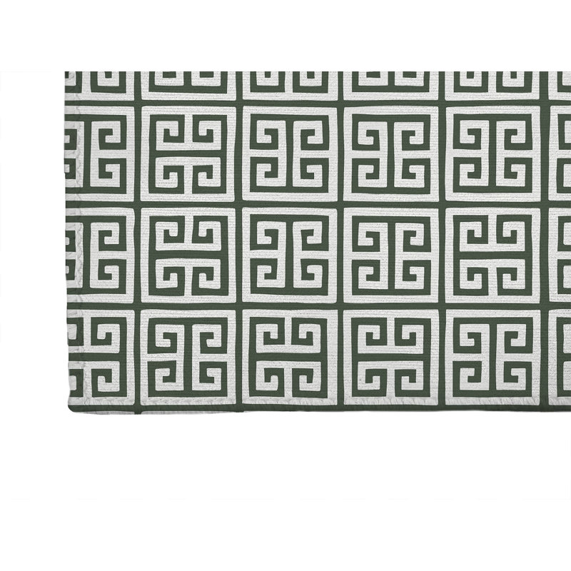 Cuddle Key Non-Slip Outdoor Rug, Rectangle 4' x 6'