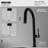 Karran Slim Pull-Down Kitchen Faucet, 25mm Thin Body, Modern Design, Dual Spray in Matte Black-119904327