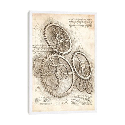 Cogs And Gears by Cornel Vlad - Print on Canvas