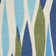 Tapis abstrait bleu d'intérieur / extérieur Longwell