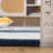 Athelstan Rodeo Drive Hand Tufted Wool/Cotton Abstract Rug in Navy/Ivory-364213699